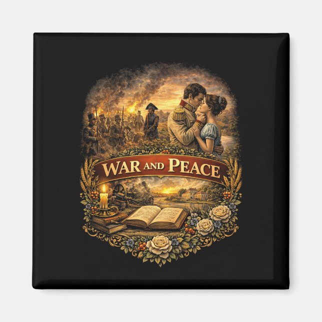 War and Peace Magnet (Vorne)