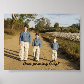 War die Landwirtschaft lang? Poster