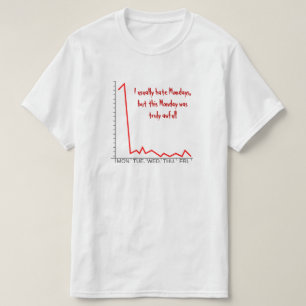 "… war dieser Montag wirklich schrecklich! " T-Shirt