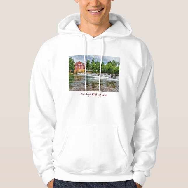 War Eagle Mill and Waterfall Hoodie (Vorderseite)