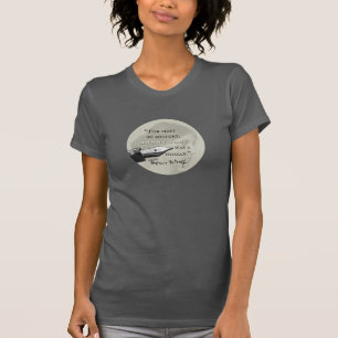 War ein Zitat Frau ~ Virginias Woolf circl anonym T-Shirt