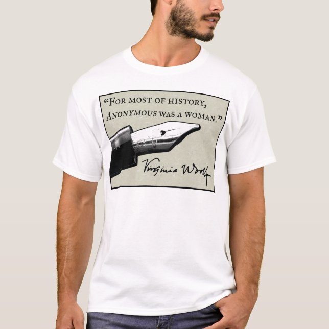 War eine Frau anonym T-Shirt (Vorderseite)