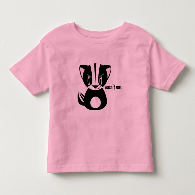 "War n Me" Cartoon Skunk T-Shirt (Vorderseite)
