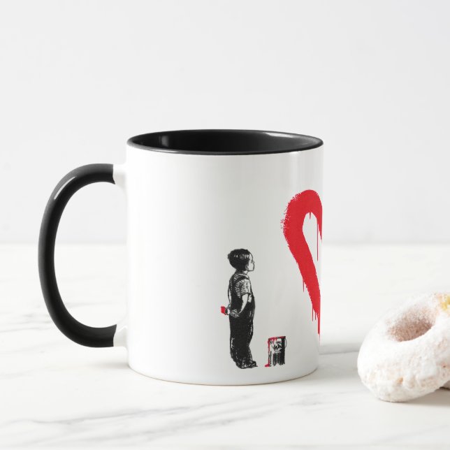 War or Love? Tasse (Mit Donut)