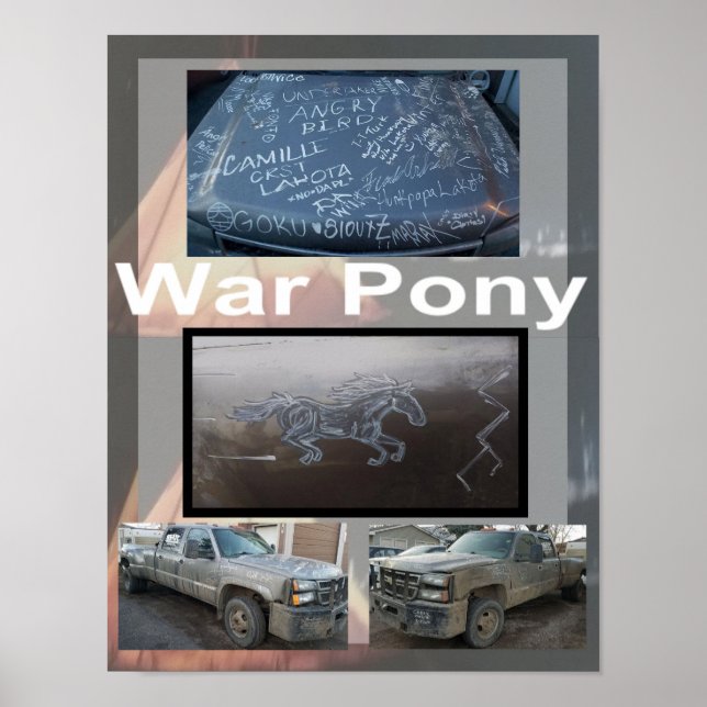 War Pony Small Poster (Vorne)
