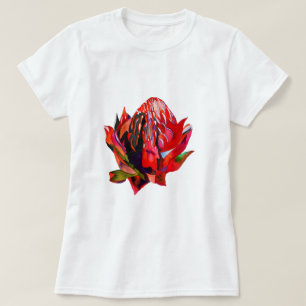 Waratah Australian native flower watercolor T-Shirt