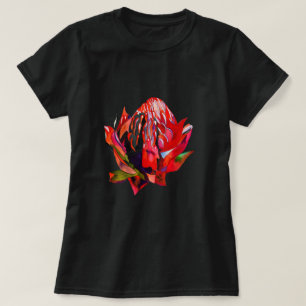 Waratah Australische Blume Aquarell T-Shirt