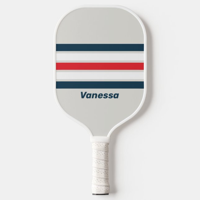 Warbird durch Strichen mit Name Pickleball Schläger (Vorderseite)