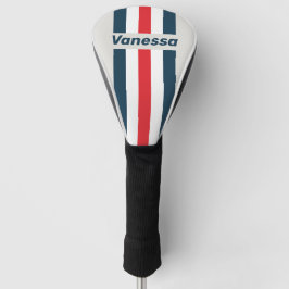 Warbird Pin Stripes with Name Golf Headcover