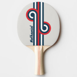 Warbird Stripe Loop mit Namen Tischtennis Schläger