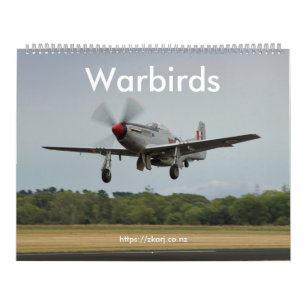 Warbirds — ZK-ARJ (großer, zweiseitiger Monat)  Kalender