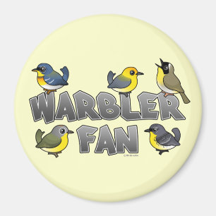 Warbler Fan Magnet