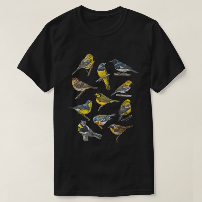 Warbler T - Shirt (Design vorne)