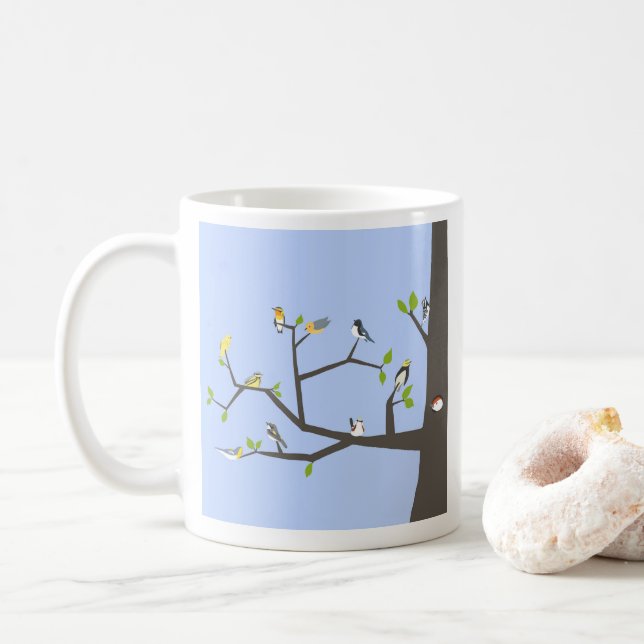 Warbler-Tasse Kaffeetasse (Mit Donut)