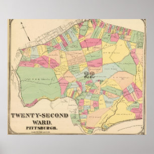 Ward 22 of Pittsburgh, Pennsivania Poster