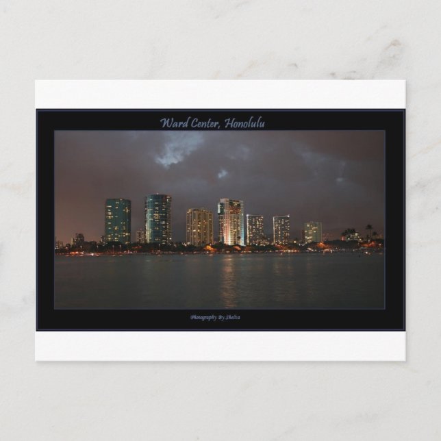 Ward Centre Honolulu Postkarte (Vorderseite)