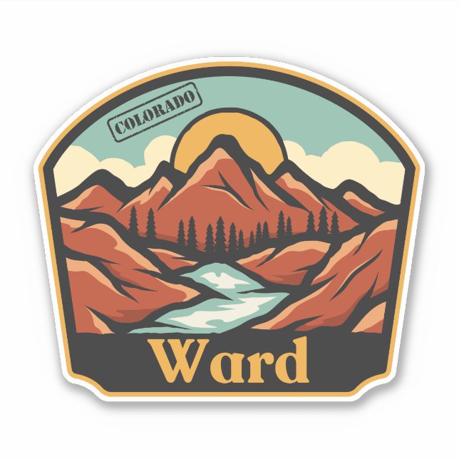 Ward, Colorado Sticker (Vorderseite)