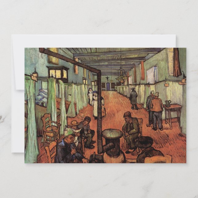 Ward in Hospital in Arles von Vincent van Gogh (Vorderseite)