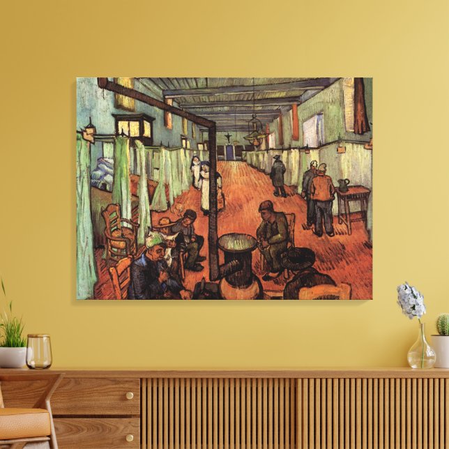 Ward in Hospital in Arles von Vincent van Gogh Leinwanddruck (Insitu (Wohnzimmer))