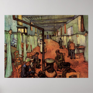 Ward in Hospital in Arles von Vincent van Gogh Poster