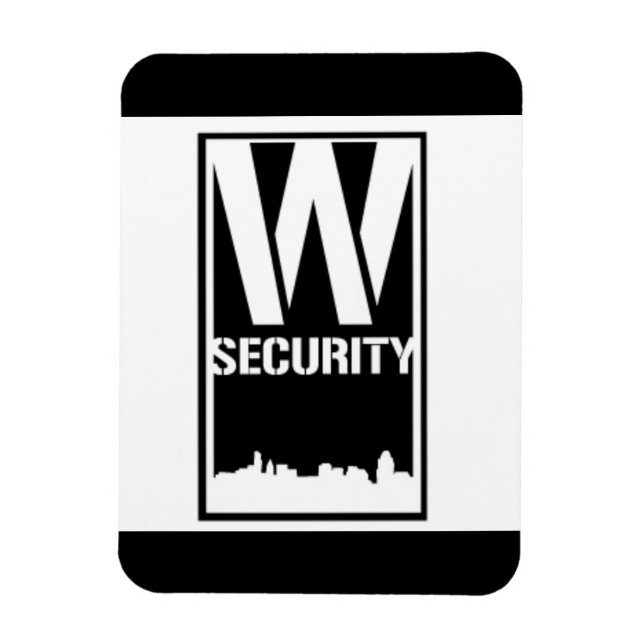 Ward Security Rectangle Magnet (Vertikal)