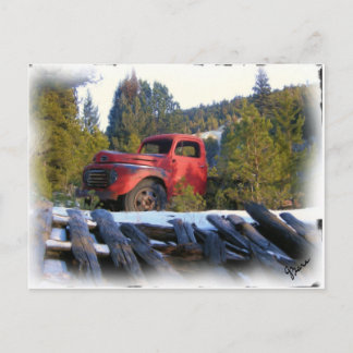 WARD TRUCK POSTCARD POSTKARTE