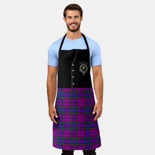 Wardlaw Clan Abzeichen & Tartan Kilt Schürze