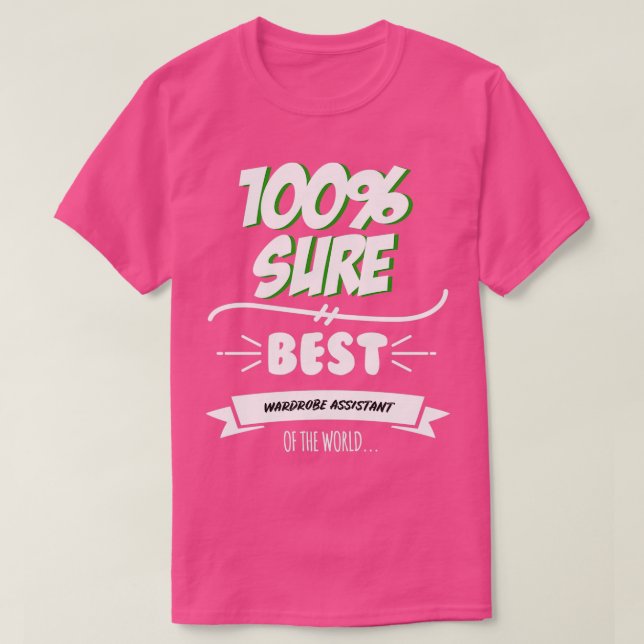 Wardrobe Assistant Funny Slogan Hobby Arbeiter T-Shirt (Design vorne)