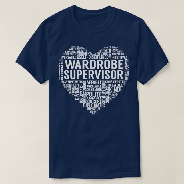 Wardrobe Supervisor Herz T-Shirt (Design vorne)