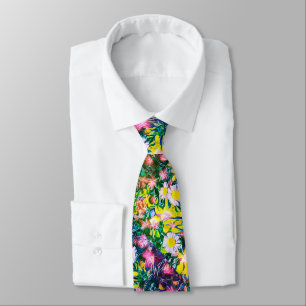 Wardrobe-Upgrade Cool für Blues des Blumensommers Krawatte