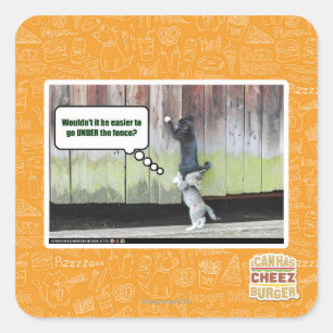 Wäre es nicht einfacher quadratischer aufkleber