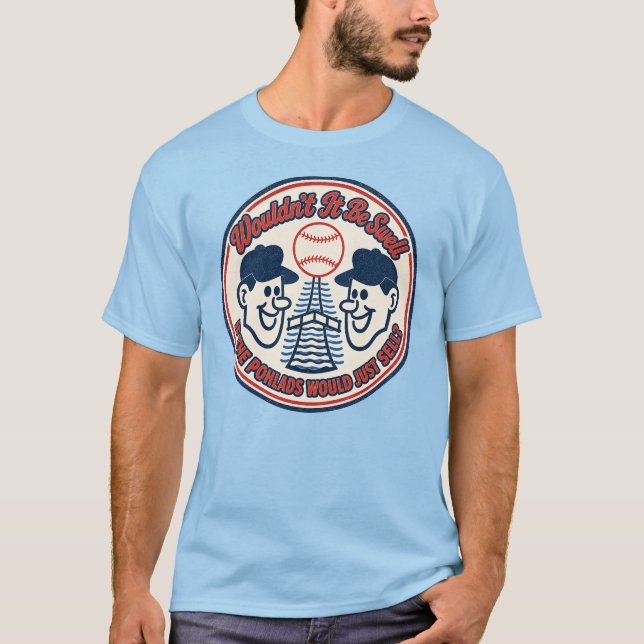 Wäre es nicht großartig Minnesota Baseball Fan Tee (Vorderseite)