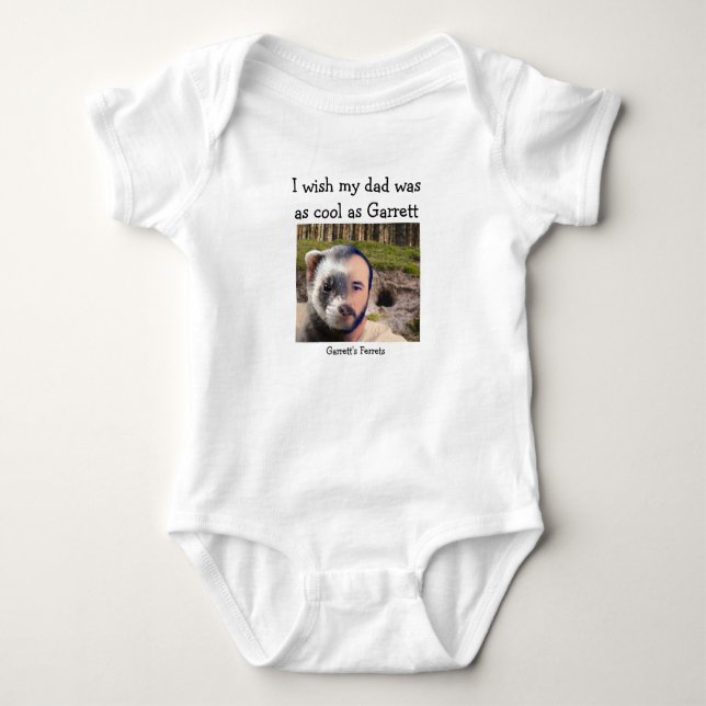Wäre nicht, dein Vater wäre so cool wie Garrett?  Baby Strampler (Vorderseite)