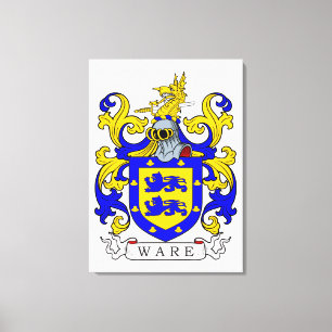 Ware-Wappen I Leinwanddruck
