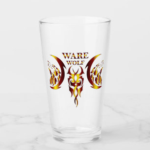 Ware Wolf Trinkbehälter Glas