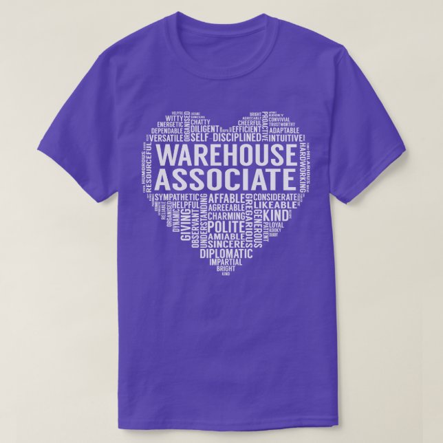Warehouse Associate Heart T-Shirt (Design vorne)