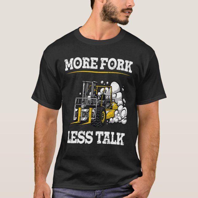 Warehouse Clerk Forklift Operator Lift Truck Forkl T-Shirt (Vorderseite)
