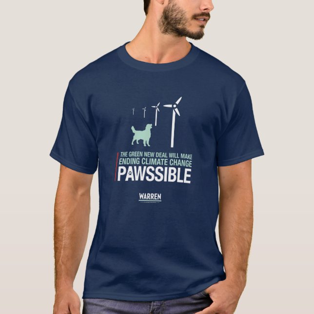 WAREN 2020 - Bailey - Enden-Klimawandel T-Shirt (Vorderseite)
