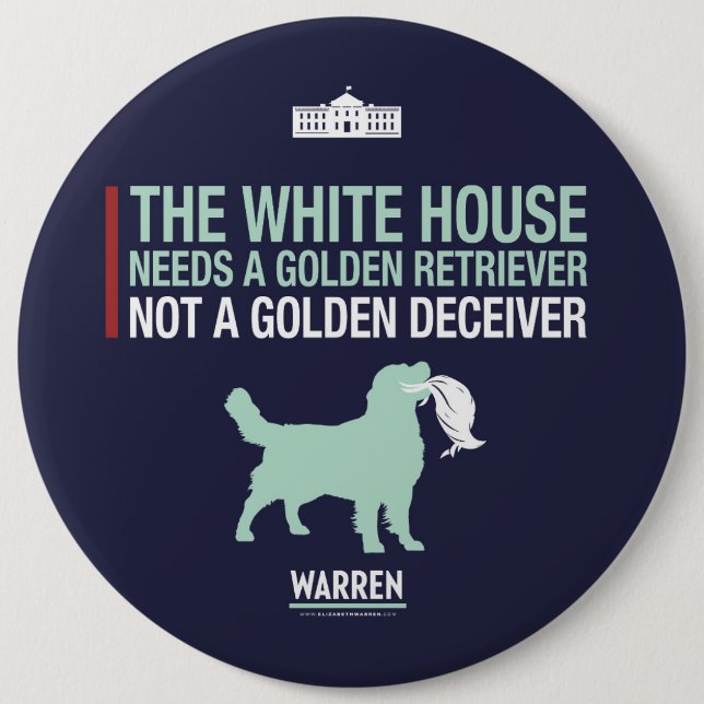 Waren 2020 - Bailey - golden retriever Button (Vorderseite)