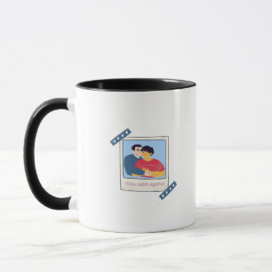 Waren Besser Zusammen Grafik Minimal Design Tasse