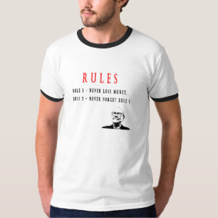 Waren-Buffet-Regel-Shirt T-Shirt