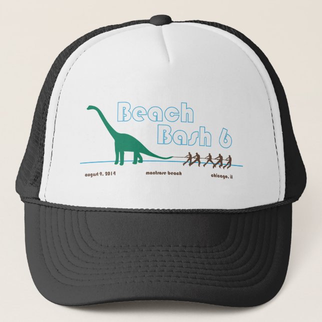Waren des Strand-Schlag-6 Truckerkappe (Vorderseite)