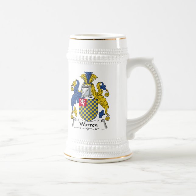 Waren-Familienwappen Bierglas (Rechts)