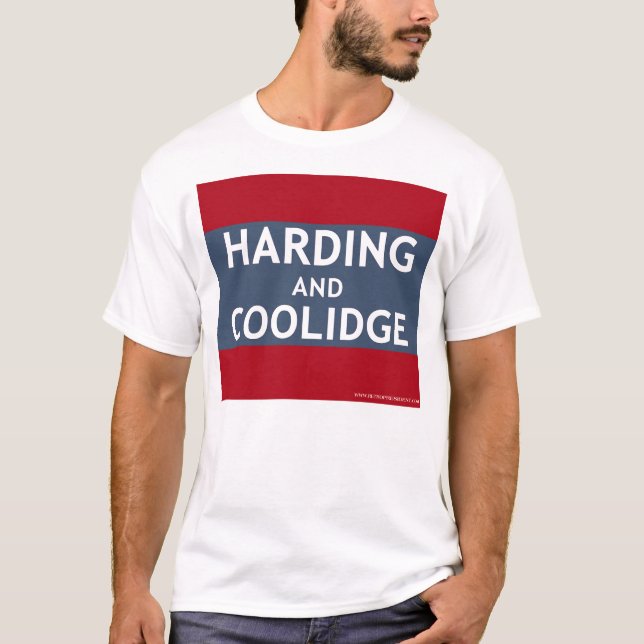 Waren G. Harding-Calvin Coolidge T-Shirt (Vorderseite)