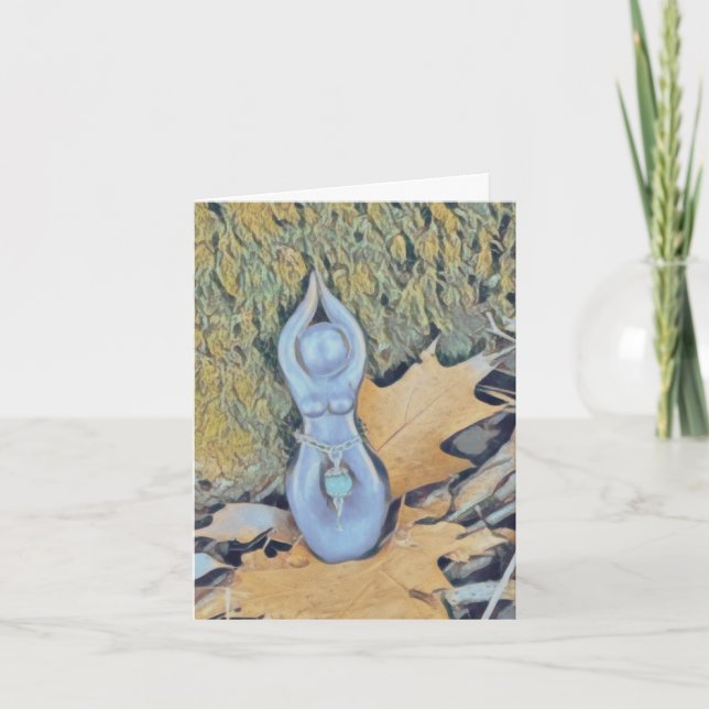 Waren im Herbstwald Alle Gelegenheiten Karte (Vorderseite)