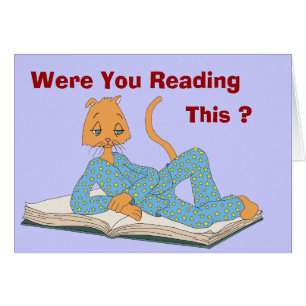 Waren Sie dieses lesend?