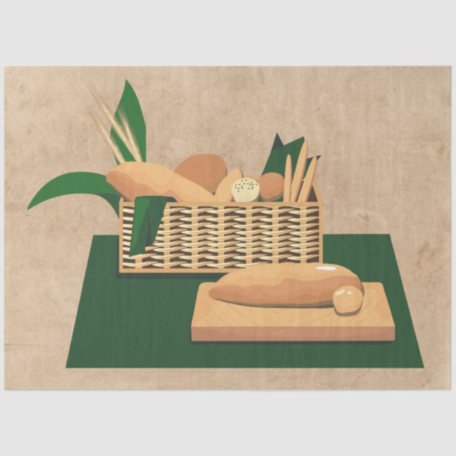 Warenkorb Decoupage 20"x30" Seidenpapier (Vorderseite)