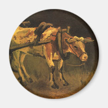 Warenkorb mit Rotem und Weißem Ochsen (Vincent van