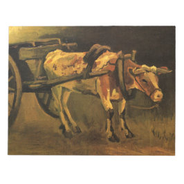 Warenkorb mit Rotem und Weißem Ochsen (Vincent van Notizblock