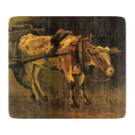 Warenkorb mit Rotem und Weißem Ochsen (Vincent van Schneidebrett